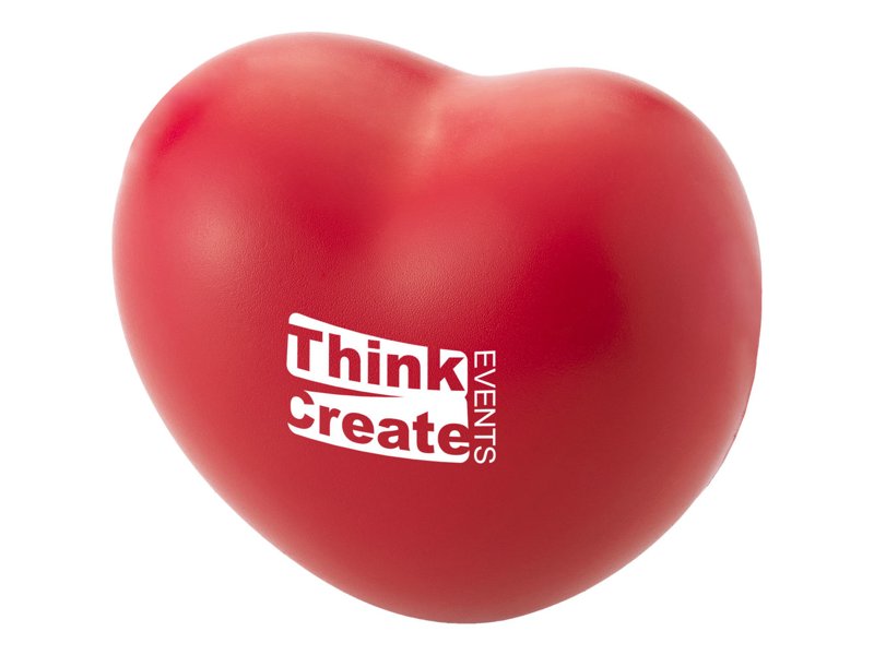 Anti-stress hart bedrukken met logo | Hartverwarmend promotiemateriaal & giveaway