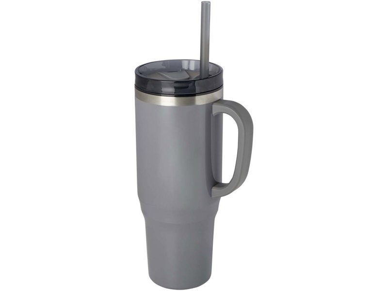 Melbourne 1200 ml RCS-gecertificeerde geïsoleerde beker met rietje