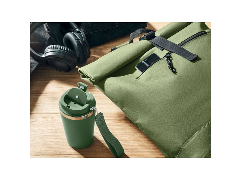 IREA - 600D polyester rolltop rugzak