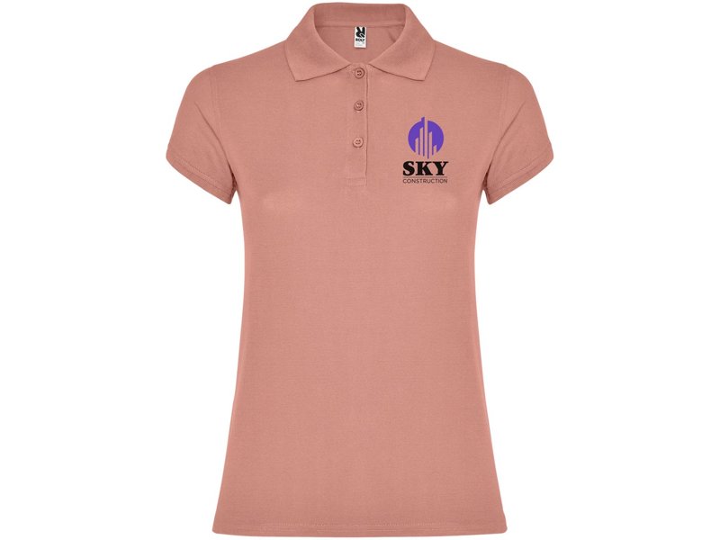 Star damespolo met korte mouwen