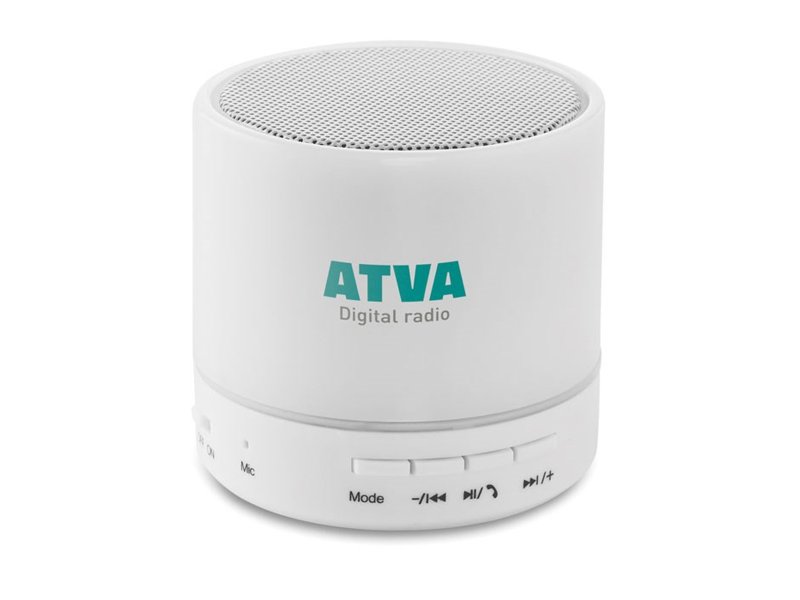 Ronde Bluetooth luidspreker bedrukken | Jouw relatiegeschenk & promotieartikel