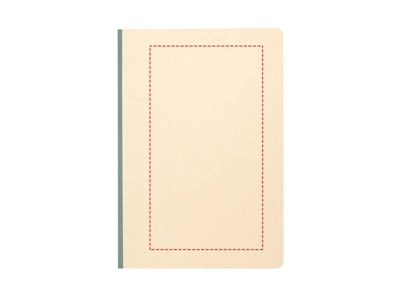 Liliana A5 notitieboek met zachte kaft van suikerriet en RPET Liliana A5 notitieboek met zachte kaft van suikerriet en RPET
