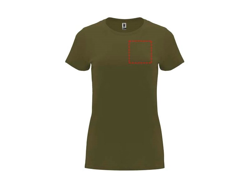 Capri damesshirt met korte mouwen Capri damesshirt met korte mouwen