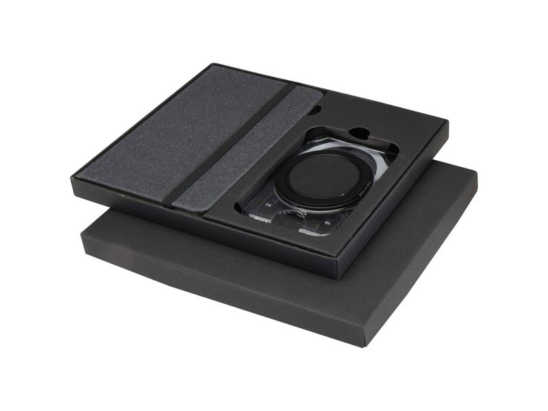 Kern A6 notitieboek met harde kaft en MagSafe portemonnee geschenkset 