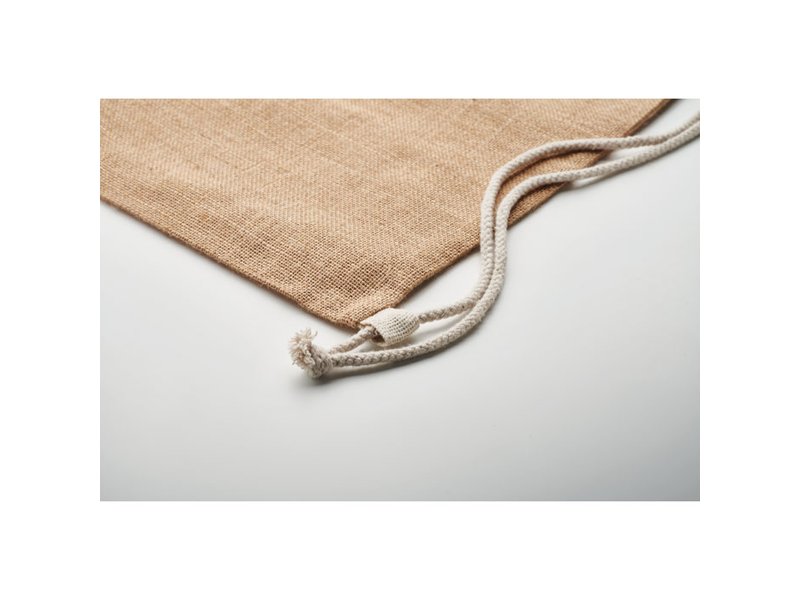 FUKURO - Jute rugzakje met koord