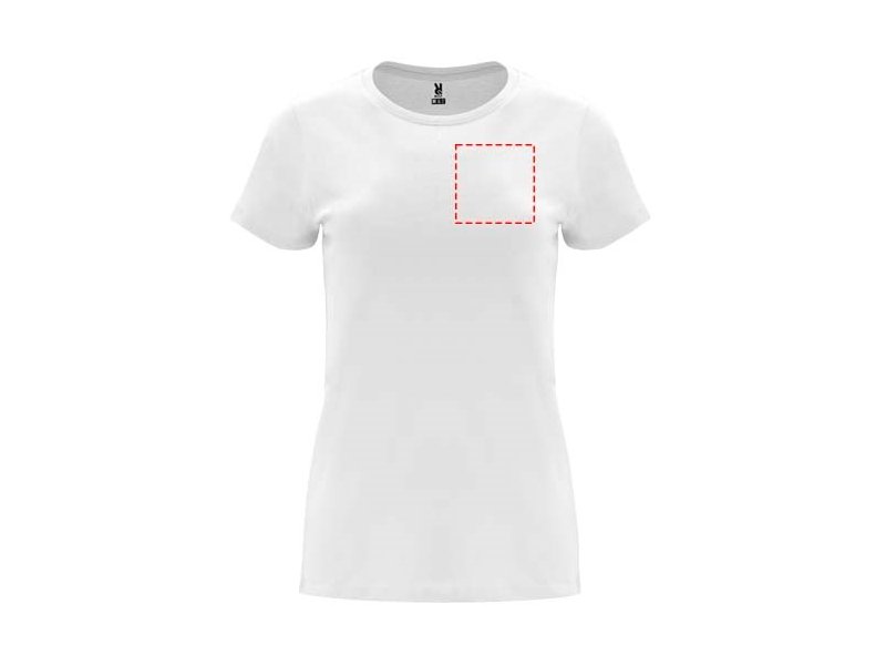 Capri damesshirt met korte mouwen Capri damesshirt met korte mouwen