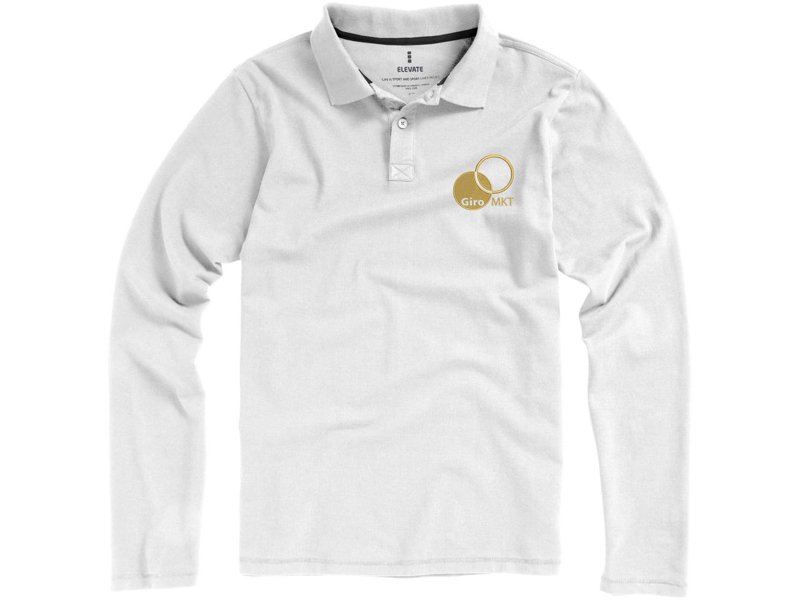 Oakville heren polo met lange mouwen Oakville heren polo met lange mouwen