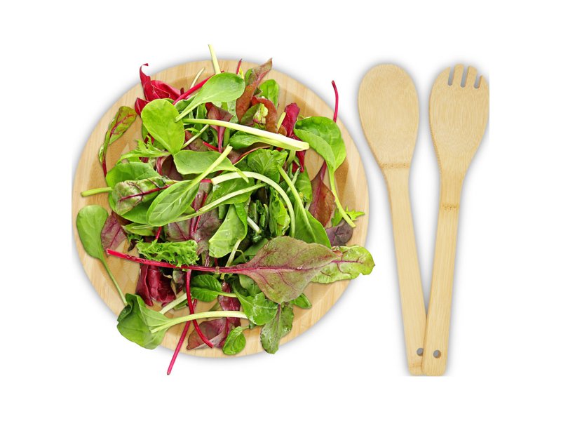 Argulls slakom en bestek van bamboe