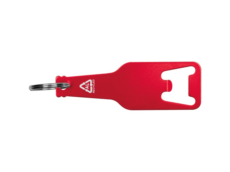 Flessenopener gemaakt van gerecycled aluminium in Malmö