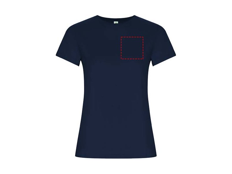 Golden damesshirt met korte mouwen