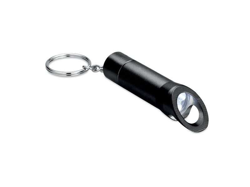 Metalen sleutelhanger met LED