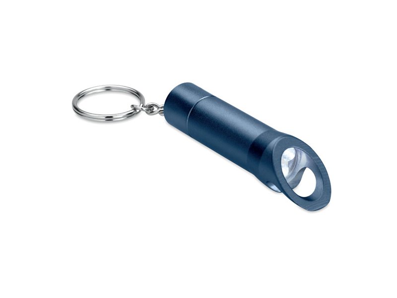 Metalen sleutelhanger met LED