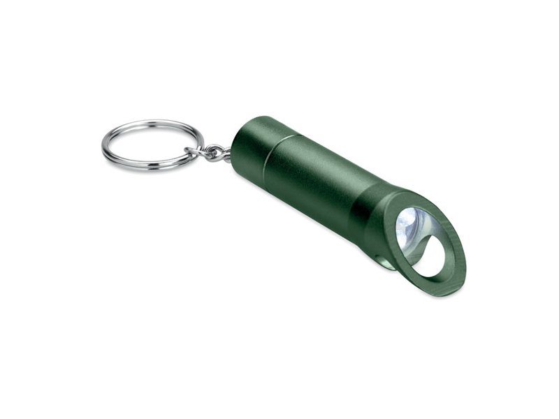 Metalen sleutelhanger met LED