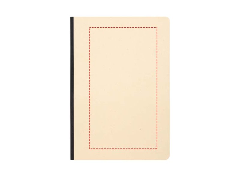 Liliana A5 notitieboek met zachte kaft van suikerriet en RPET Liliana A5 notitieboek met zachte kaft van suikerriet en RPET