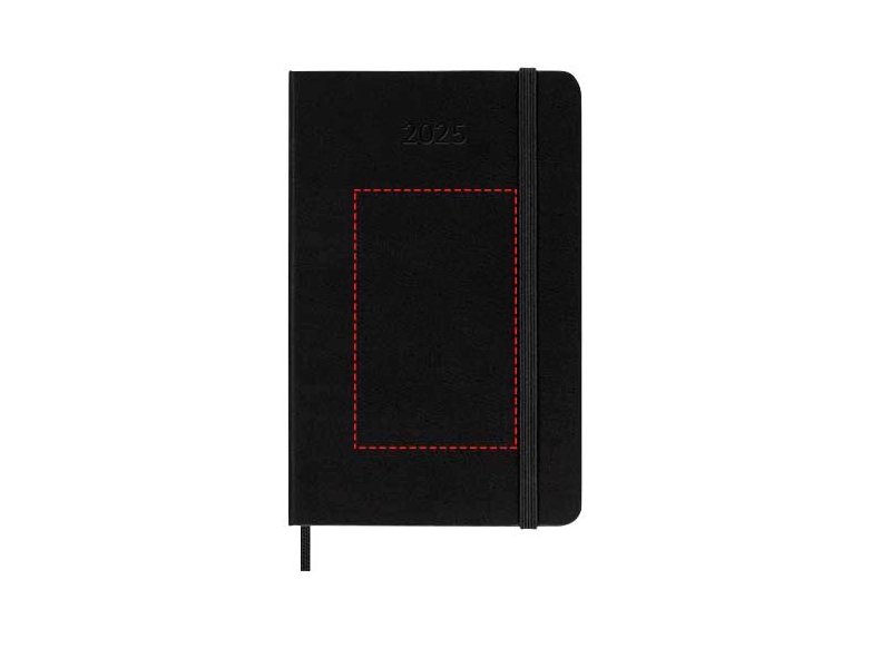 Moleskine hardback pocket dag-agenda voor 12 maanden