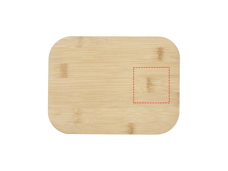 Roby glazen lunchtrommel met bamboe deksel