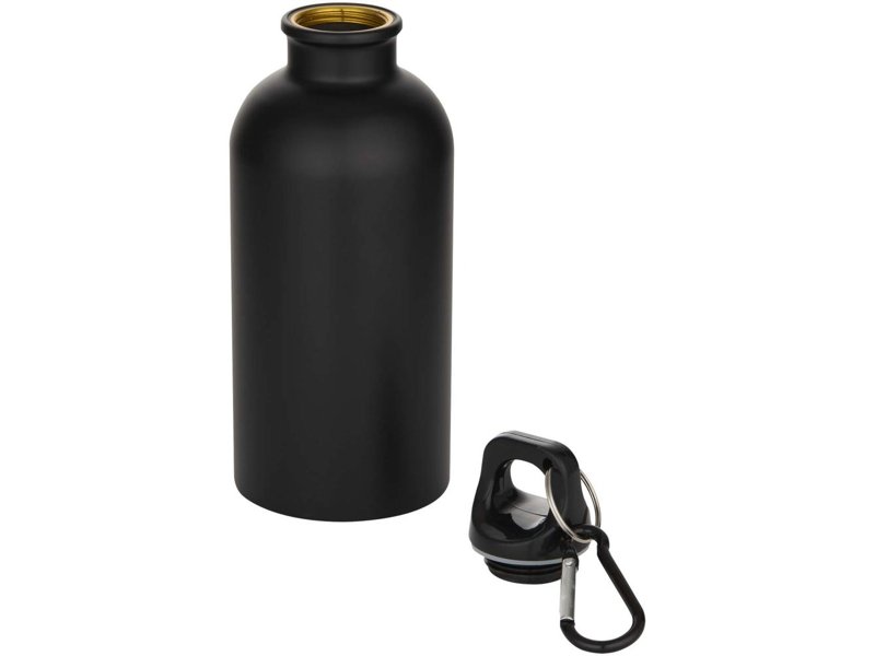 Oregon 400 ml matte RCS gecertificeerde enkelwandige roestvrijstalen waterfles met karabijnhaak