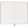 Moleskine horizontale week-agenda voor 12 maanden met harde kaft L Moleskine horizontale week-agenda voor 12 maanden met harde kaft L