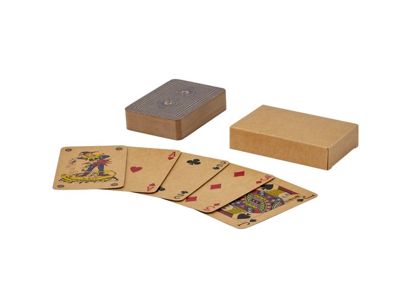 Ace speelkaartset van kraftpapier
