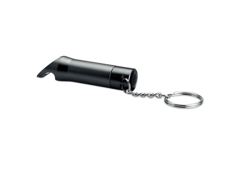 Metalen sleutelhanger met LED