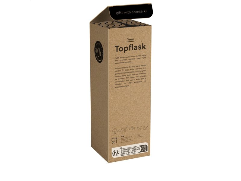 Topflask RCS Recycled 500 ml single wall drinkfles Topflask RCS Recycled 500 ml single wall drinkfles