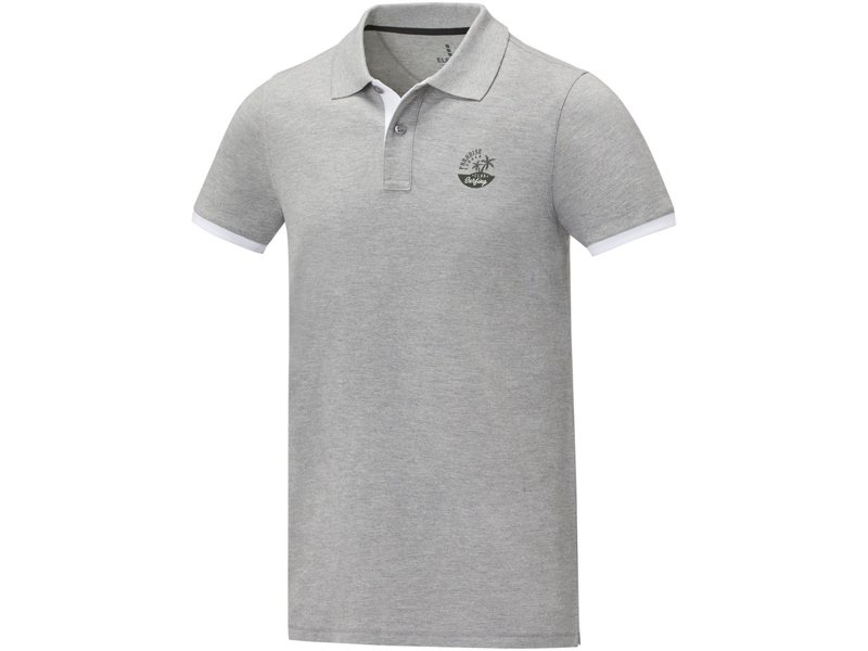 Morgan duotone Heren polo met korte mouwen