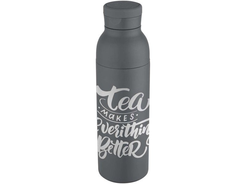 Illuminate 650 ml RCS gerecyclede roestvrijstalen dubbelwandige geïsoleerde waterfles