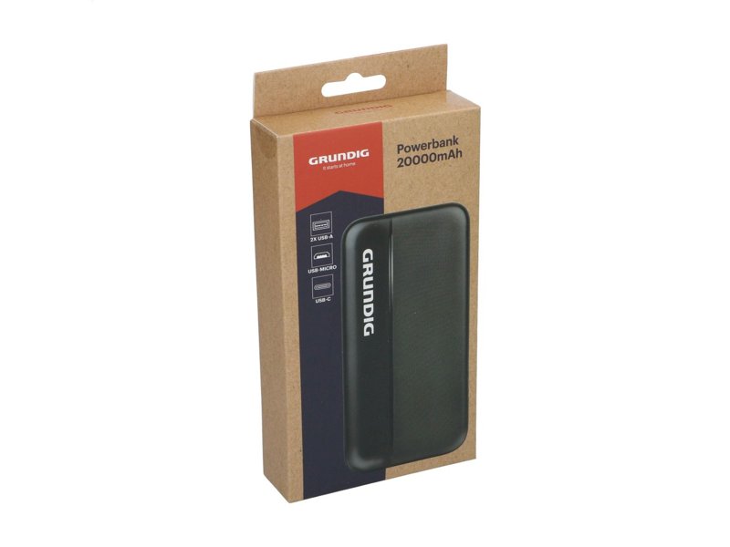 Grundig Powerbank 20000 mAh oplader