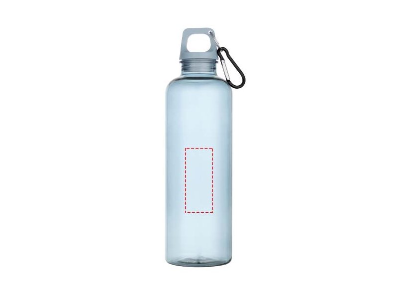 Oregon 750 ml waterfles van RCS-gecertificeerd gerecycled plastic met karabijnhaak