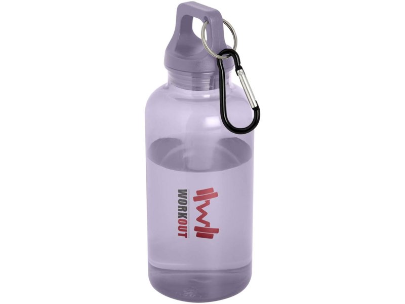 Oregon 400 ml waterfles van RCS-gecertificeerd gerecycled plastic met karabijnhaak
