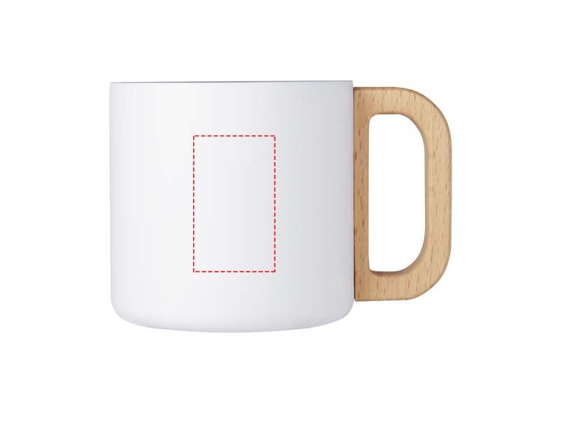 Bjorn 360 ml RCS-gecertificeerde mok van gerecycled roestvrijstaal met koperen vacuümisolatie