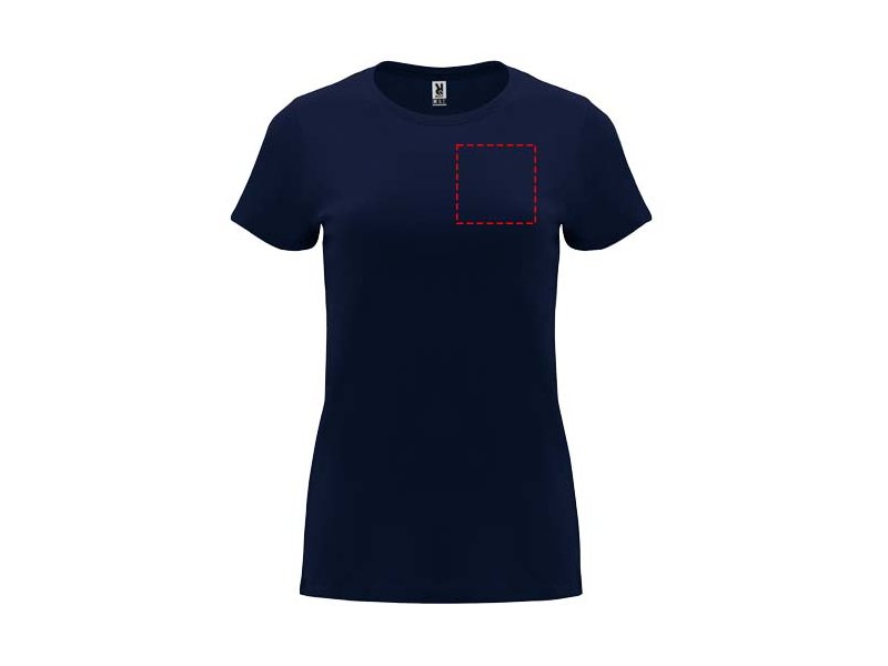 Capri damesshirt met korte mouwen