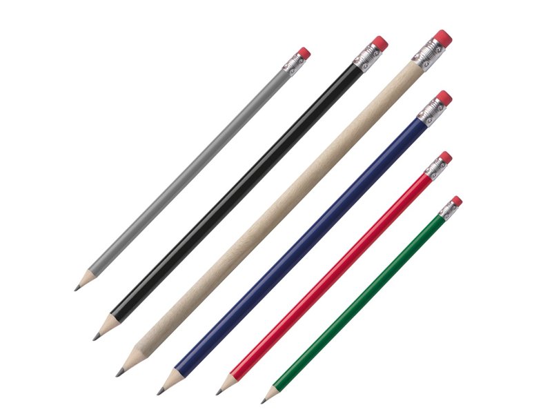 Potlood met gum Potlood met gum