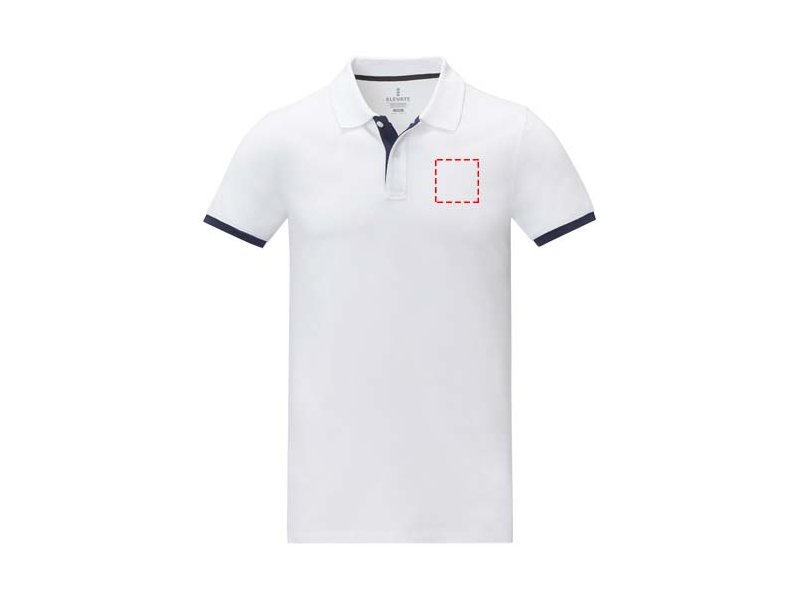 Morgan duotone Heren polo met korte mouwen