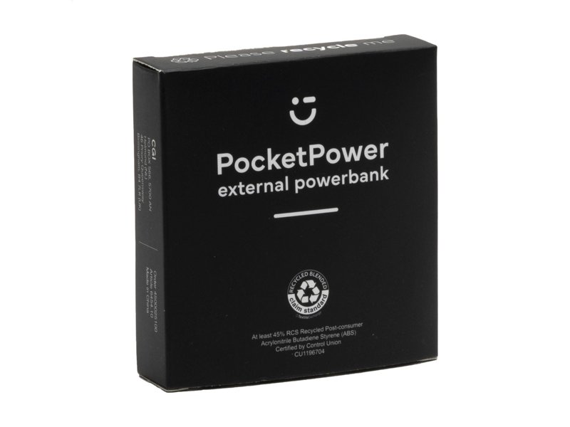 PocketPower 5000 RCS Recycled Powerbank oplader