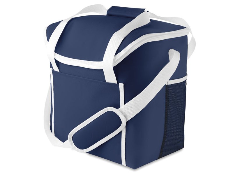 Polyester koeltas grijs-zilver