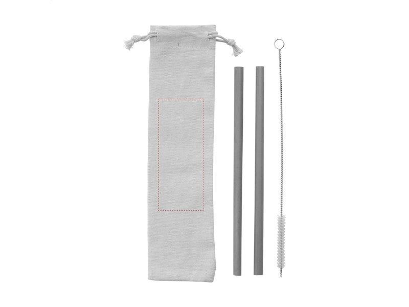 ECO Bamboe Straw Set bamboe rietjes