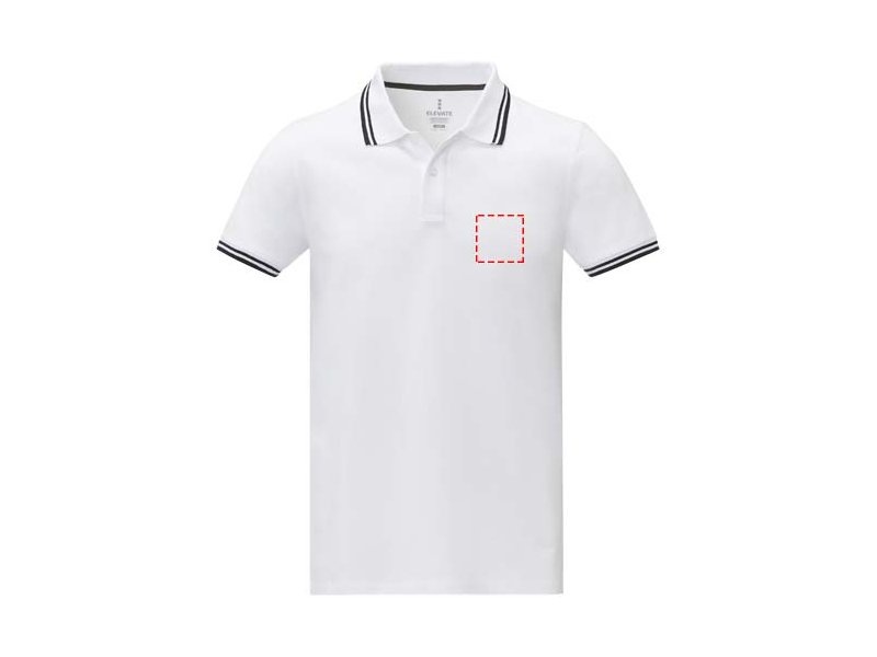 Amarago tipping Heren polo met korte mouwen