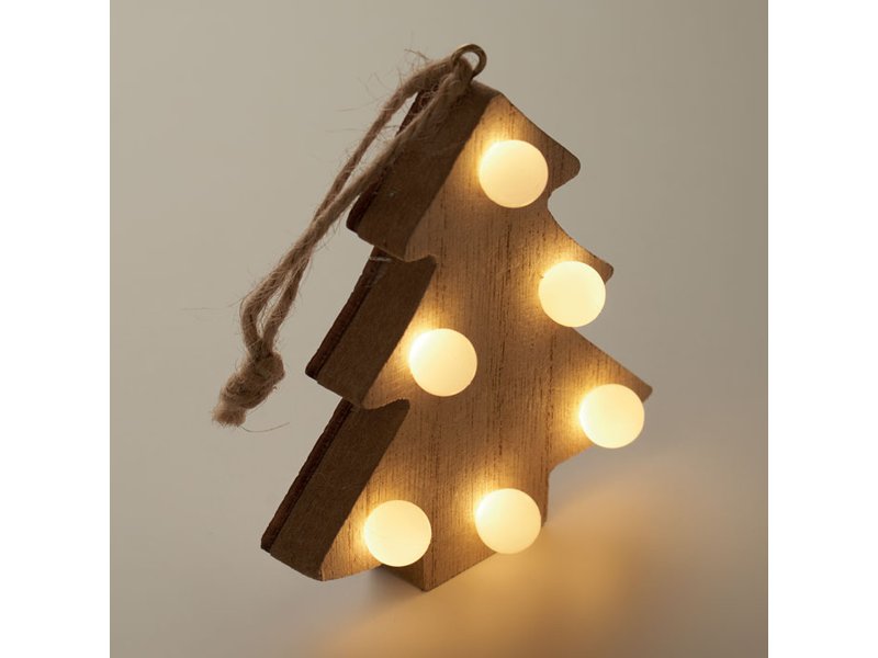 LULIE - Houten boom met lichtjes