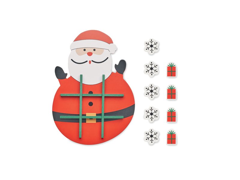 HOHOTOE - Kerstmis houten tic tac toe