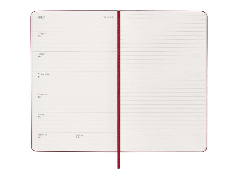 12M week agenda L met harde kaft