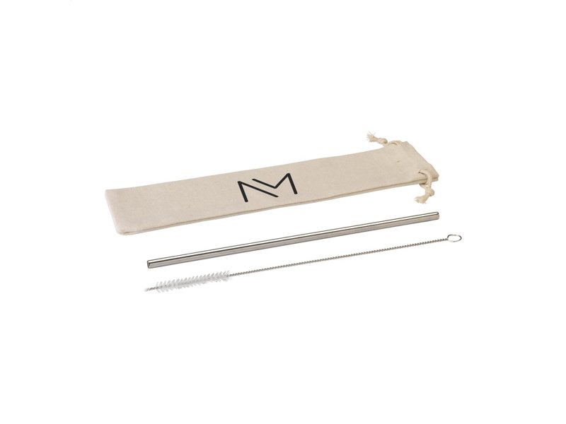 Reusable 1 piece ECO Straw Set RVS rietje Reusable 1 piece ECO Straw Set RVS rietje