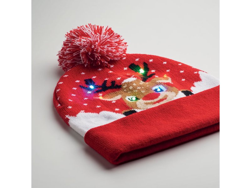 SHIMAS LIGHT - Gebreide kerstmuts LED