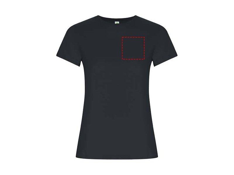 Golden damesshirt met korte mouwen