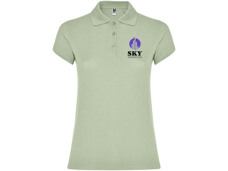 Star damespolo met korte mouwen