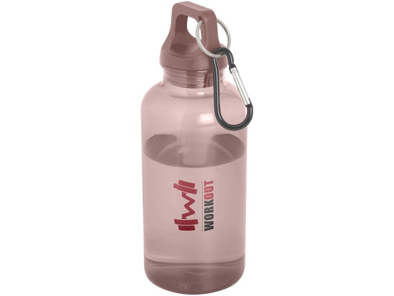 Oregon 400 ml waterfles van RCS-gecertificeerd gerecycled plastic met karabijnhaak