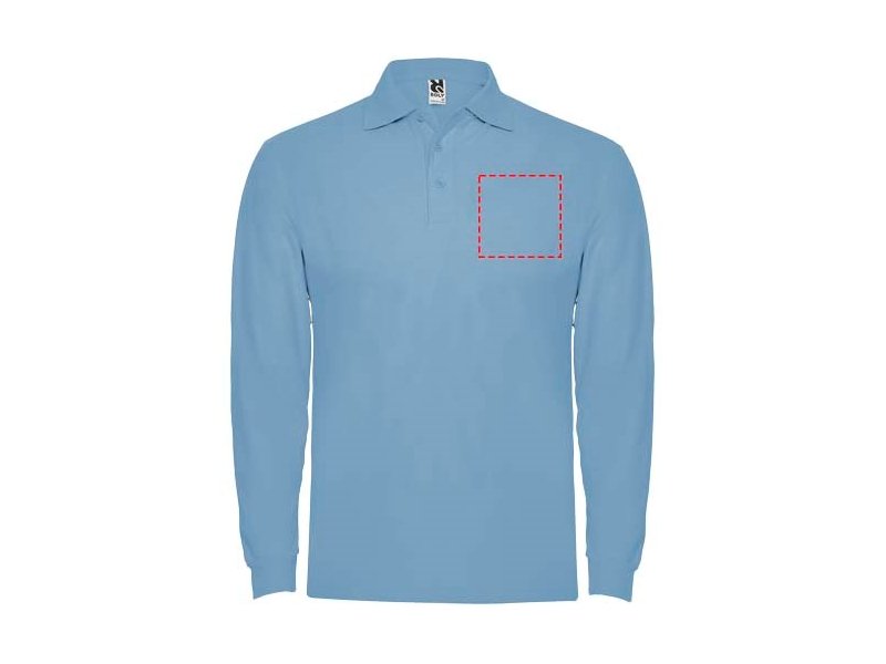 Estrella herenpolo met lange mouwen