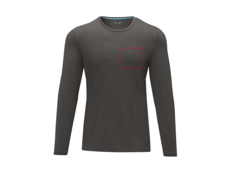 Ponoka heren t-shirt met lange mouwen