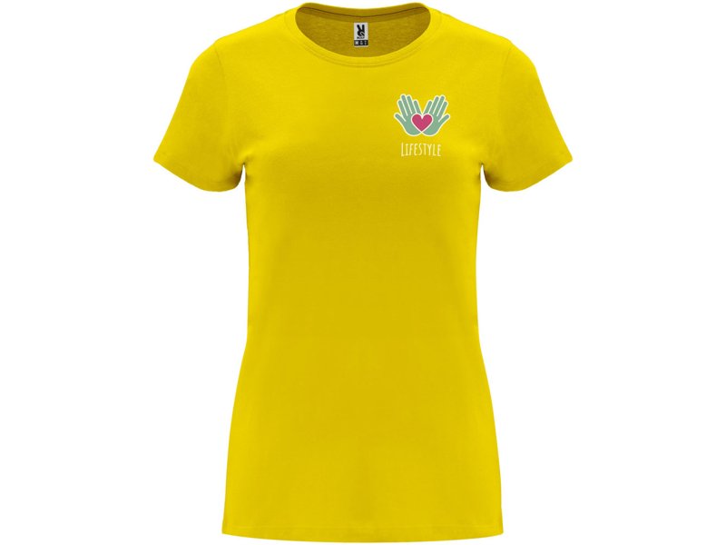 Capri damesshirt met korte mouwen