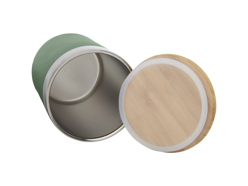 Lagan koperen vacuüm geïsoleerde roestvrijstalen beker van 330 ml met bamboe deksel